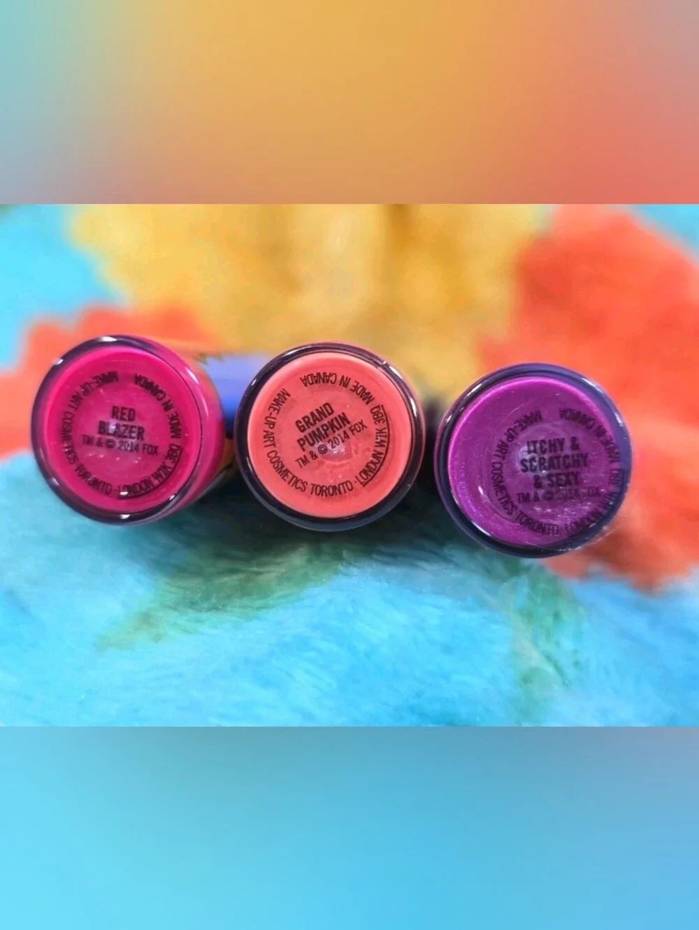 Mac The Simpsons Lipglass Lip Gloss NIB Lot Of 3